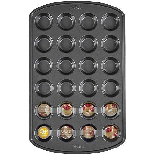 Wilton Perfect Results Non-Stick Mini Muffin and Cupcake Pan, 24-Cup