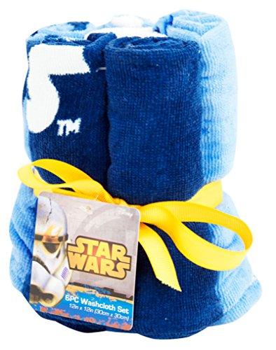 Jay Franco Star Wars Classic Saga 6 Piece Cotton Wash Set, Rebel Blue