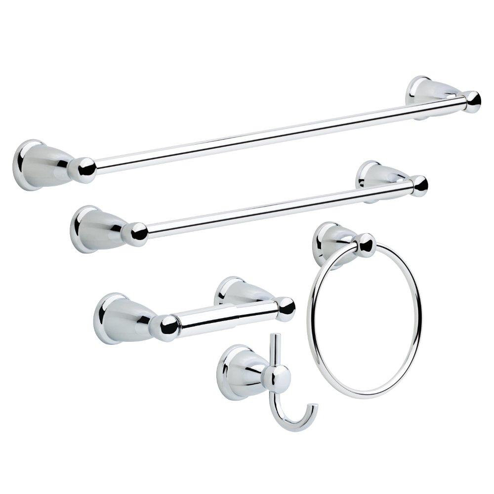 Franklin Brass Kinla 5-Piece Bath Hardware Towel Bar Accessory Set, Oil Rubbed Bronze