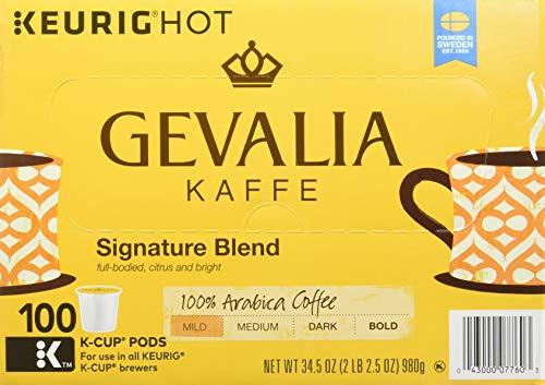 Gevalia Signature Blend Keurig K Cup Coffee Pods (100 Count)
