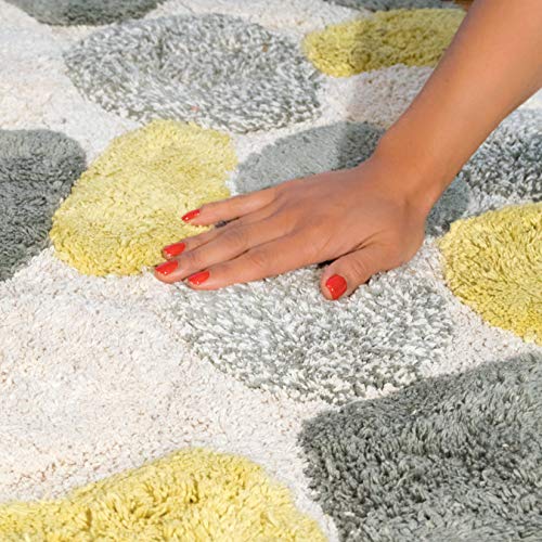 Chesapeake Merchandising Pebbles Cotton 24 in x 60 in Bath Runner, Spa