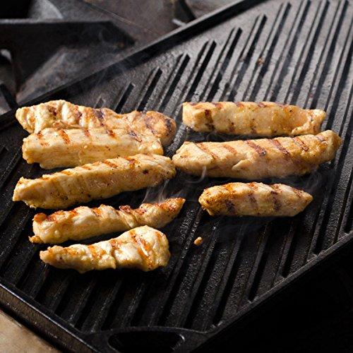 Lodge Cast Iron Reversible Grill/Griddle, LDP3, 16.75" x 9.5"