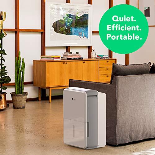 Vremi 4,500 Sq. Ft. Dehumidifier Energy Star Rated for Large Spaces and Basements - Quietly Removes Moisture to Prevent Mold and Mildew