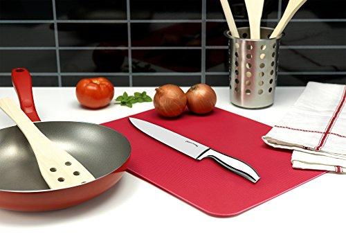 Premium Class Stainless Steel Kitchen 6 Piece Knives Set (5 Knives plus an Acrylic Stand) - by Utopia Kitchen