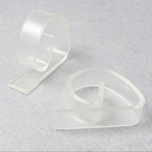 Ogrmar 24 Pack Clear Plastic Tablecloth Clips Table Cover Holder Party (24 Pack)