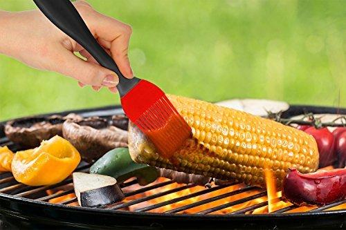 Yukon Glory Pastry Brush, Professional Grade Heat Resistant Silicone Basting Brush - Set of 2 - Pastry Brush For Cooking, Grilling and Basting