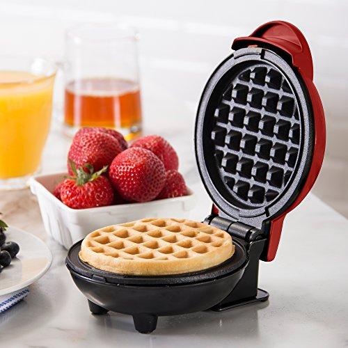 Dash Mini Maker: The Mini Waffle Maker Machine for Individual Waffles, Paninis, Hash browns, & other on the go Breakfast, Lunch, or Snacks - Aqua