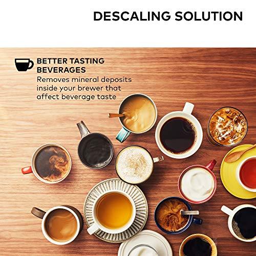 Keurig Descaling Solution For All Keurig 2.0 and 1.0 K-Cup Pod Coffee Makers -  Packaging May Vary