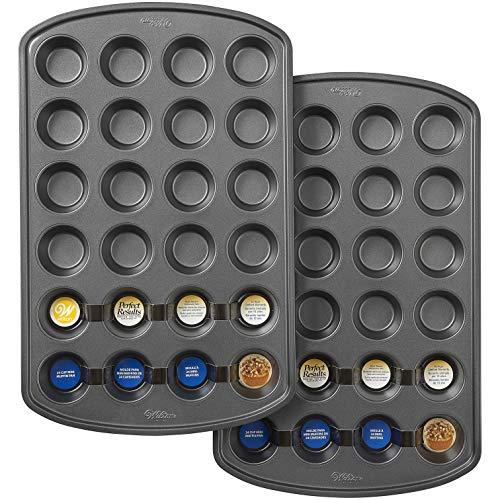 Wilton Perfect Results Non-Stick Mini Muffin and Cupcake Pan, 24-Cup