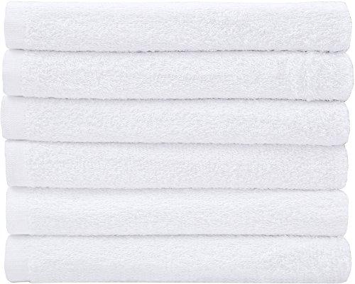 Utopia Towels Cotton Washcloths, 24 - Pack, White