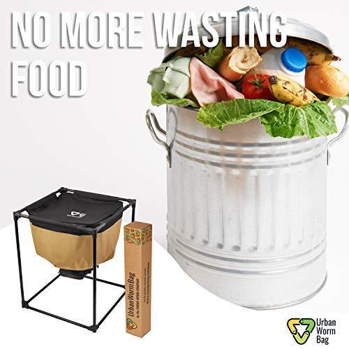 Urban Worm Bag Worm Composting Bin Version 2 - Breathable Worm Farm is Perfect for Recycling Organic Waste in Your Home, School, or Office