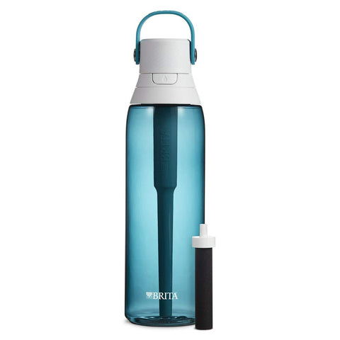 Brita 26 Ounce Premium Filtering Water Bottle with Filter BPA Free - Sea Glass and Assorted Colors