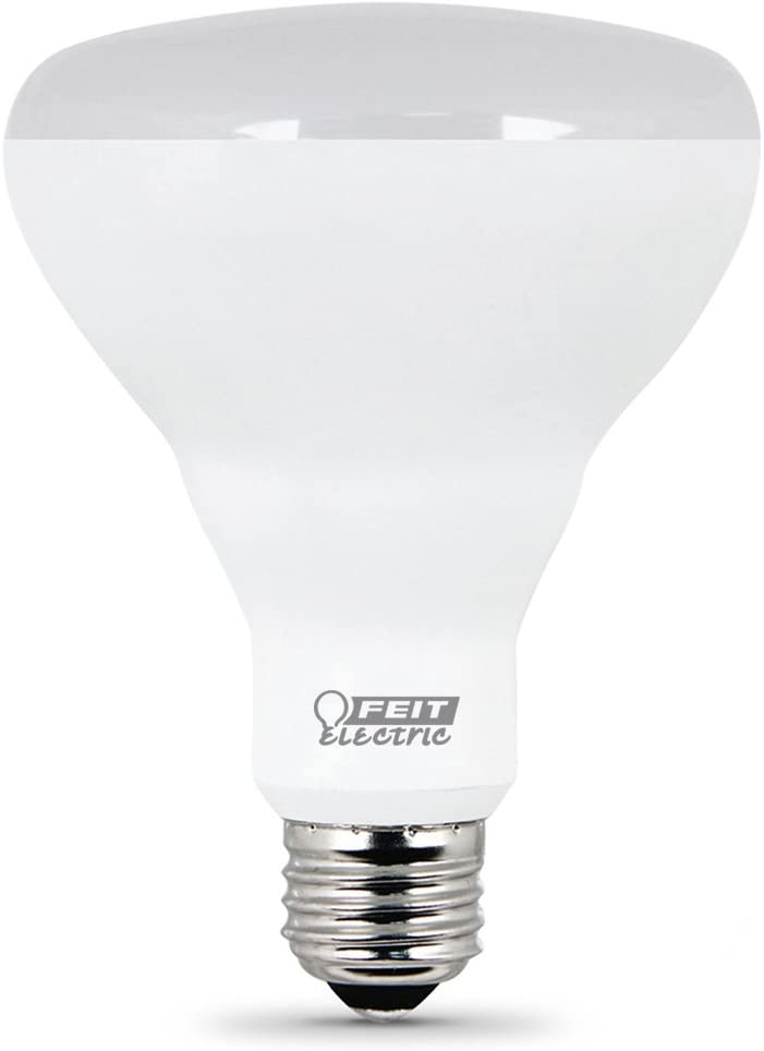 FEIT Electric BR30DM/10KLED/6 65W Equivalent 10.5 Watt 650 Lumen Dimmable LED BR30 Flood Light Bulb, 5"H x 3.75"D, 2700K (Soft White), 6 Piece