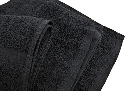 IZO.Bath - 12 Pack 12"x12" Cotton Fingertip-Hand-Face Towels- 100% Extra Soft Ring Spun Washcloths, Highly Absorbent Cleaning Cloth, Brilliant White