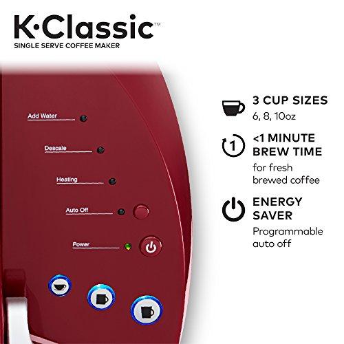 Keurig K-Classic Coffee Maker K-Cup Pod, Single Serve, Programmable, Black ( Packaging May Vary )