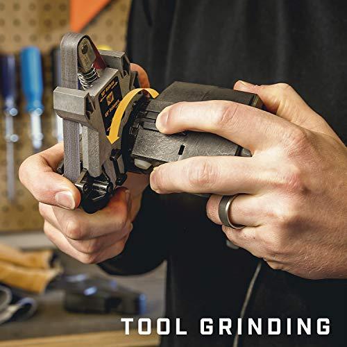 Work Sharp Knife & Tool Sharpener - precision sharpening guides, premium flexible abrasive belts, repeatable and consistent results, Frustration-Free Packaging