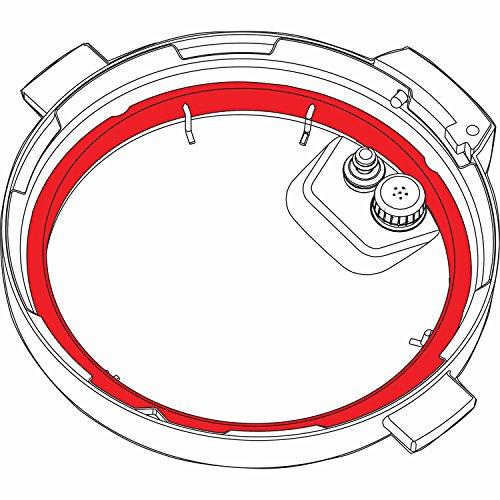 Genuine Instant Pot Sealing Ring 2-Pack - 6 Quart Red/Blue