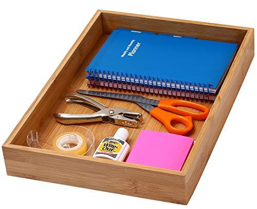 YBM Home Kitchen Drawer Organizer Storage Box Made of Bamboo, 6x9x2 Inch 325