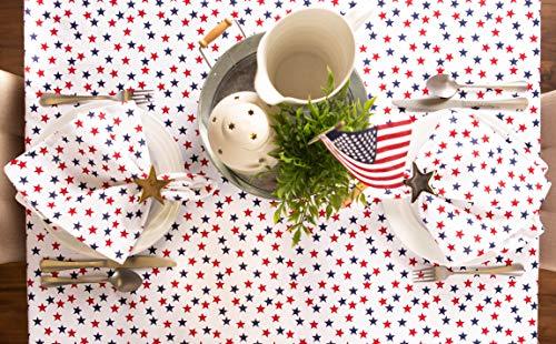 DII 14x74" Jute/Burlap Table Runner, 4th of July - Perfect for Independence Day, July 4th Party, Summer BBQ and Outdoor Picnics