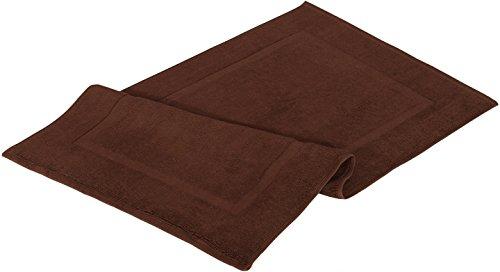 Utopia Towels Cotton Banded Bath Mats, 2 Pack (21 x 34 Inches), Grey