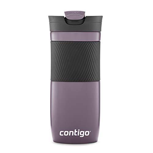 Contigo Stainless Steel Travel Mug | Vacuum-Insulated Coffee Mug | SNAPSEAL Byron Travel Mug, 24oz, Matte Black