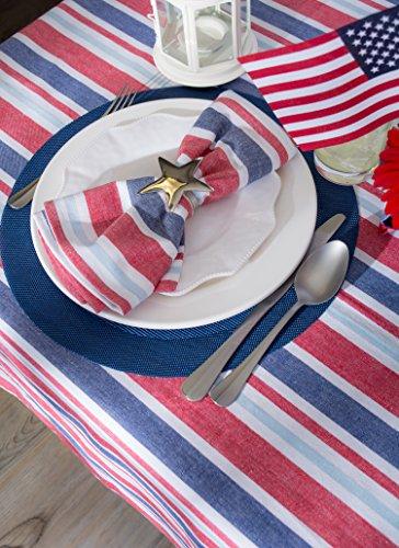 DII 14x74" Jute/Burlap Table Runner, 4th of July - Perfect for Independence Day, July 4th Party, Summer BBQ and Outdoor Picnics