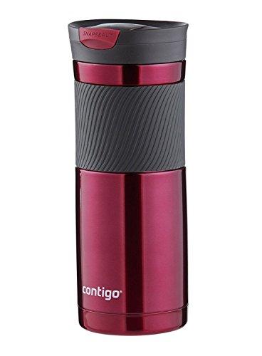 Contigo Stainless Steel Travel Mug | Vacuum-Insulated Coffee Mug | SNAPSEAL Byron Travel Mug, 24oz, Matte Black