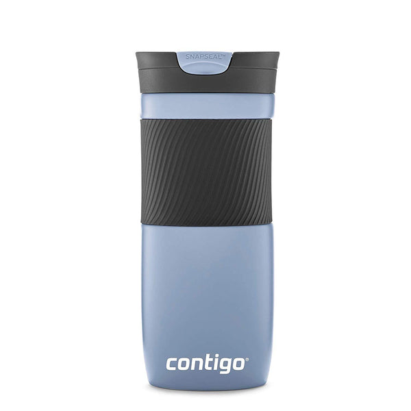 Contigo Stainless Steel Travel Mug | Vacuum-Insulated Coffee Mug | SNAPSEAL Byron Travel Mug, 24oz, Matte Black