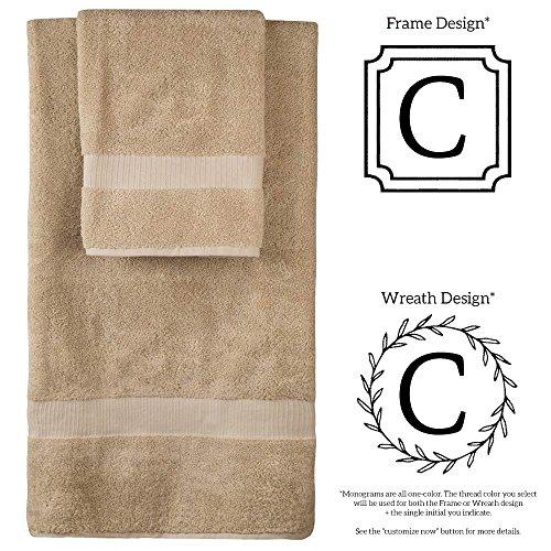 Bath Linens for Home, Office, and Gifts. Hotel Collection 100% USA Made Organic Cotton 2-Piece Wash Cloth Set - White - 13"X13" Super Absorbent
