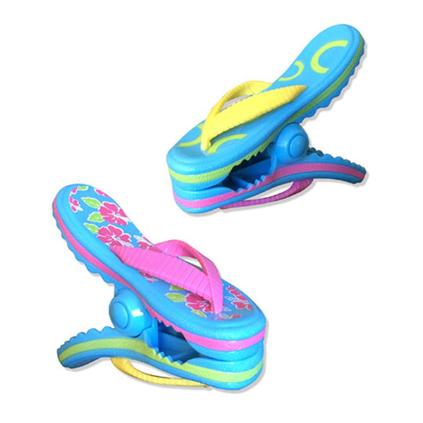 Margarita BocaClips by O2COOL, Beach Towel Holders, Clips, Set of two, Beach, Patio or Pool Accessories, Portable Towel Clips, Chip Clips, Secure Clips, Assorted Styles