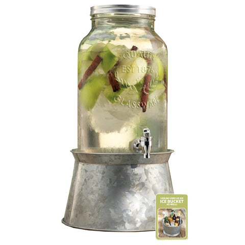 Home Essentials 2 Gallon Nantucket Drink Dispenser