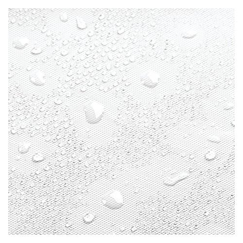 InterDesign PEVA Plastic Shower Bath Liner, Mold and Mildew Resistant for use Alone or with Fabric Curtain for Master, Kid's, Guest Bathroom, 72 x 72 Inches, White