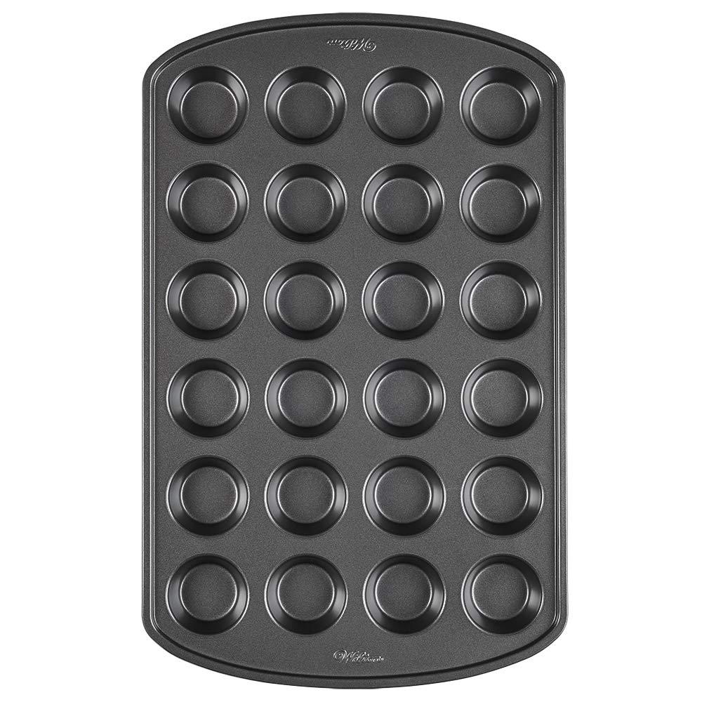 Wilton Perfect Results Non-Stick Mini Muffin and Cupcake Pan, 24-Cup