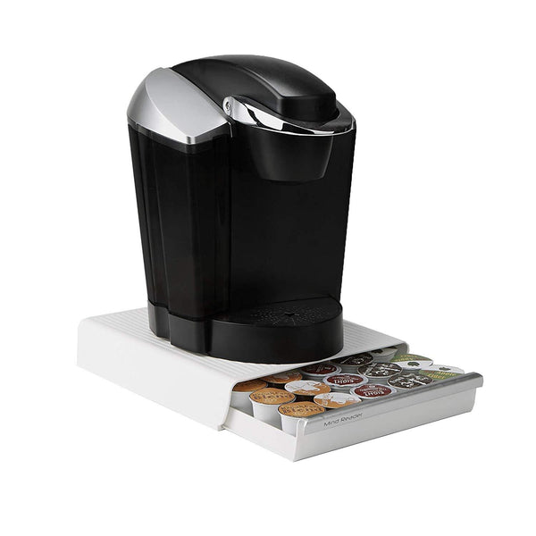 Mind Reader Coffee Pod Storage Drawer for K-Cups, Verismo, Dolce Gusto, Holds 30 K-Cups, 35 CBTL, Verismo, Dolce Gusto, Black