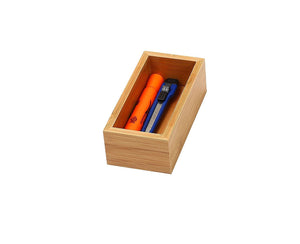 YBM Home Kitchen Drawer Organizer Storage Box Made of Bamboo, 6x9x2 Inch 325