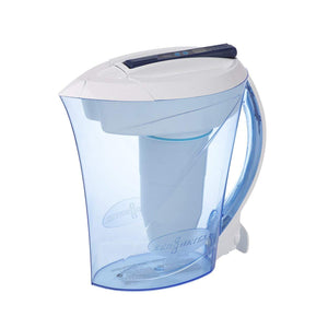 ZeroWater 10 Cup Pitcher with Free Water Quality Meter BPA-Free NSF Certified to Reduce Lead and Other Heavy Metals