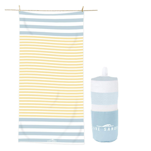 Live Sandy Microfiber Beach Towel - Oversized Beach Towel - Quick Dry Travel Beach Towel Oversized - Microfibre Pool Towels - Beach Accessories - Sand Free Beach Blanket - Absorbent Bath Towel