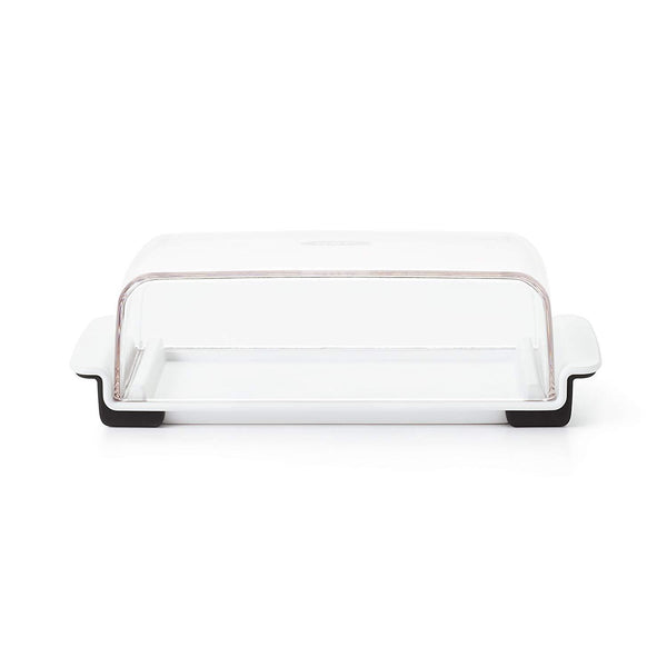 OXO 11122500 Good Grips Butter Dish, White/Clear