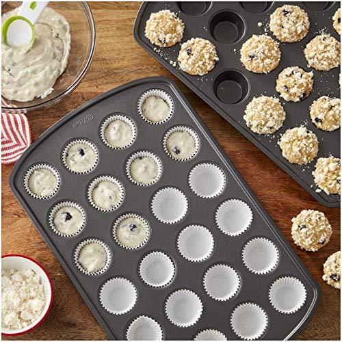 Wilton Perfect Results Non-Stick Mini Muffin and Cupcake Pan, 24-Cup