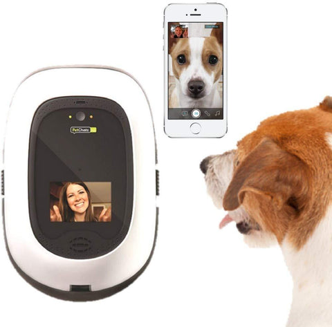 PetChatz HD: two-way premium audio/HD video pet treat camera w/ DogTv, smart video recording, calming aromatherapy