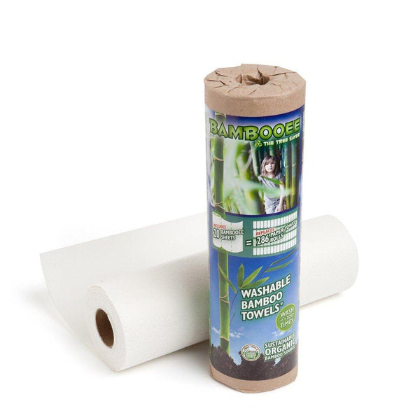 Bambooee Reusable Bamboo Towel ( Single roll, each roll comes with 20 sheets of Bamboee Towels)