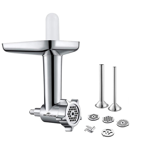 Gvode Metal Food Grinder Attachment for KitchenAid Stand Mixers Including Sausage Stuffer Accessory