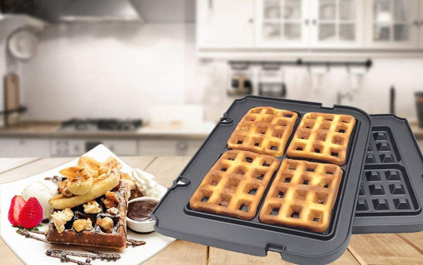 Gvode Waffle Plates for Cuisinart Griddler GR-4N /GRID-8N /GR-5B Series (Not for Model GR-4/GRID-8)