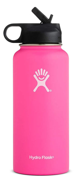 Hydro Flask Water Bottle | Stainless Steel & Vacuum Insulated | Wide Mouth with Straw Lid | Multiple Sizes & Colors