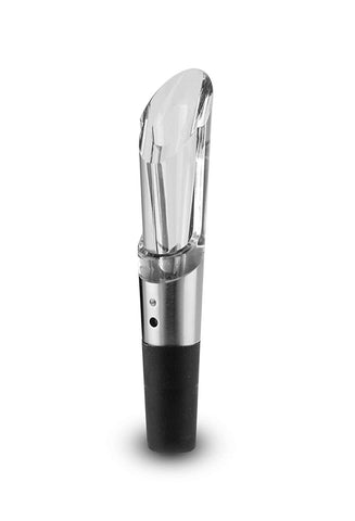 Rabbit Super Wine Aerator and Pourer (Stainless Steel/Black/Clear)