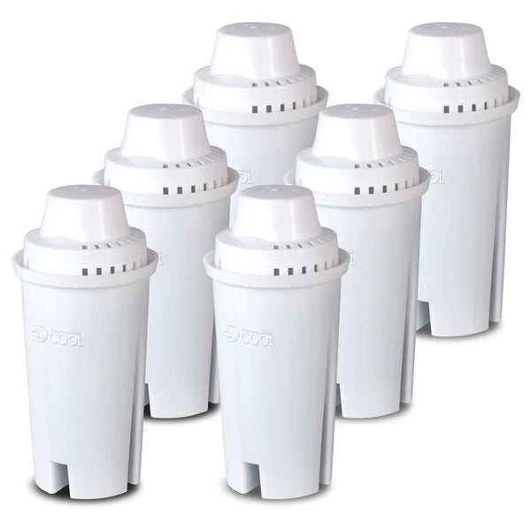 Brita Compatible Replacement Water Filter for Pitchers 6 Pack – Commercial Cool