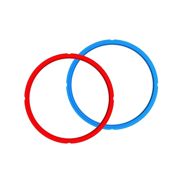 Genuine Instant Pot Sealing Ring 2-Pack - 6 Quart Red/Blue