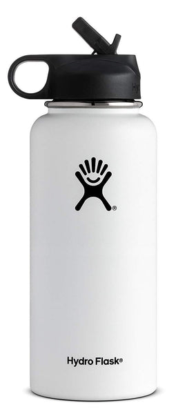 Hydro Flask Water Bottle | Stainless Steel & Vacuum Insulated | Wide Mouth with Straw Lid | Multiple Sizes & Colors