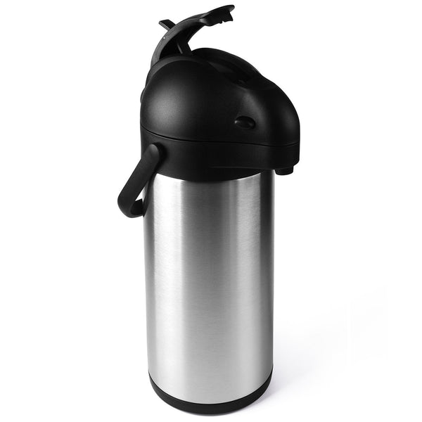 101 Oz (3L) Airpot Thermal Coffee Carafe/Lever Action/Stainless Steel Insulated Thermos / 12 Hour Heat Retention / 24 Hour Cold Retention