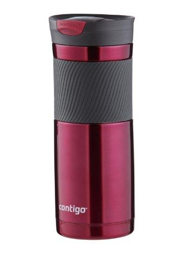 Contigo Stainless Steel Travel Mug | Vacuum-Insulated Coffee Mug | SNAPSEAL Byron Travel Mug, 24oz, Matte Black